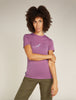 Women's Merino 150 Tech Lite SS Tee Southern Constellation Deco - Icebreaker