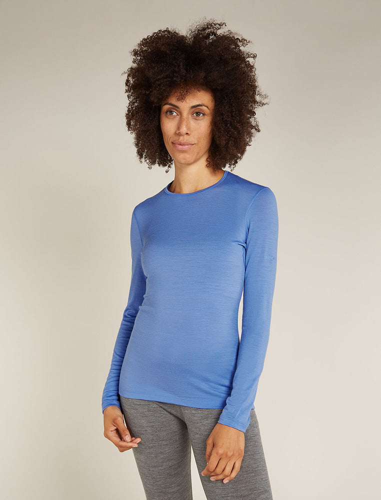 Women's Merino 200 Oasis LS Crewe Baja - Icebreaker