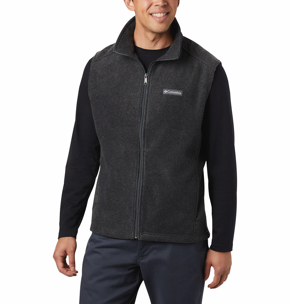 Men's Steens Mountain Vest Charcoal Heather - Columbia