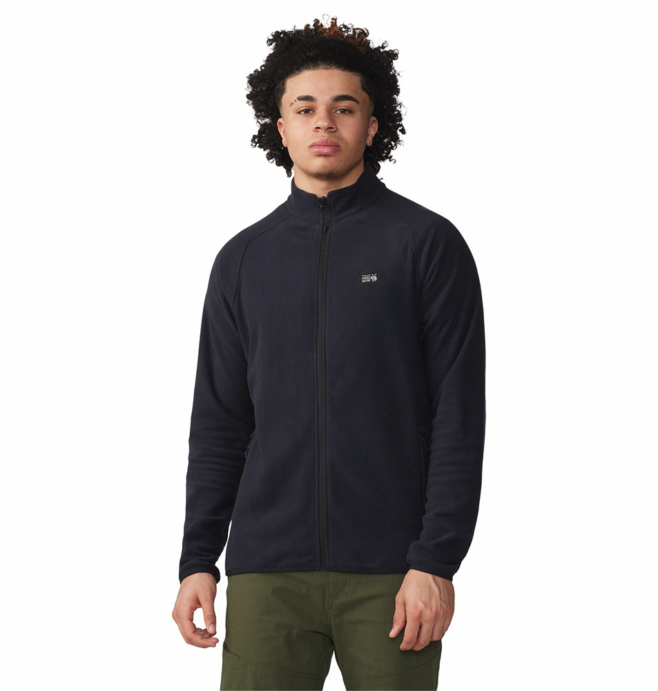 Men's Microchill Full Zip Jacket Black - Mountain Hardwear