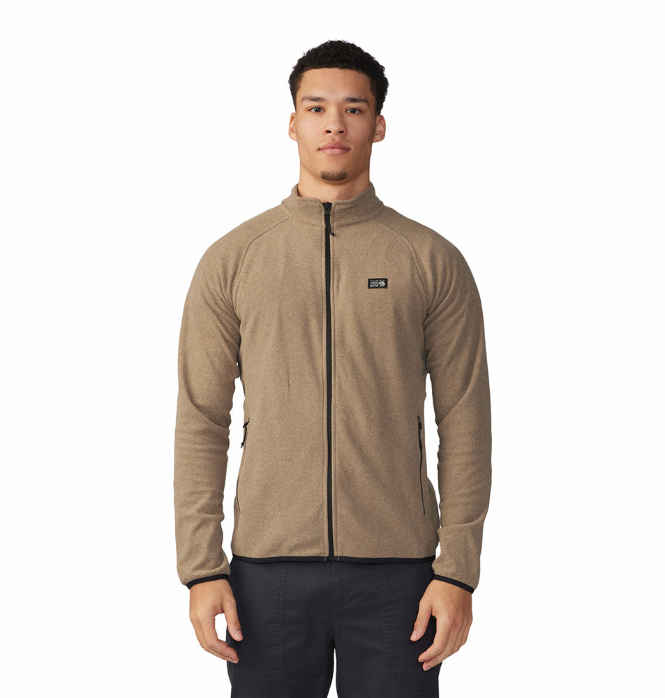 Men's Microchill Full Zip Jacket Trail Dust Heather - Mountain Hardwear