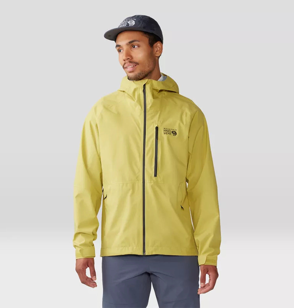 Men's Stretch Ozonic Jacket Bright Olive - Mountain Hardwear