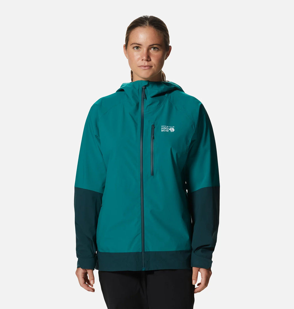 Women's Stretch Ozonic Jacket Botanic / Dark Marsh - Mountain Hardwear