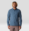 Men's Voyager One Long Sleeve Shirt Moon Blue - Mountain Hardwear