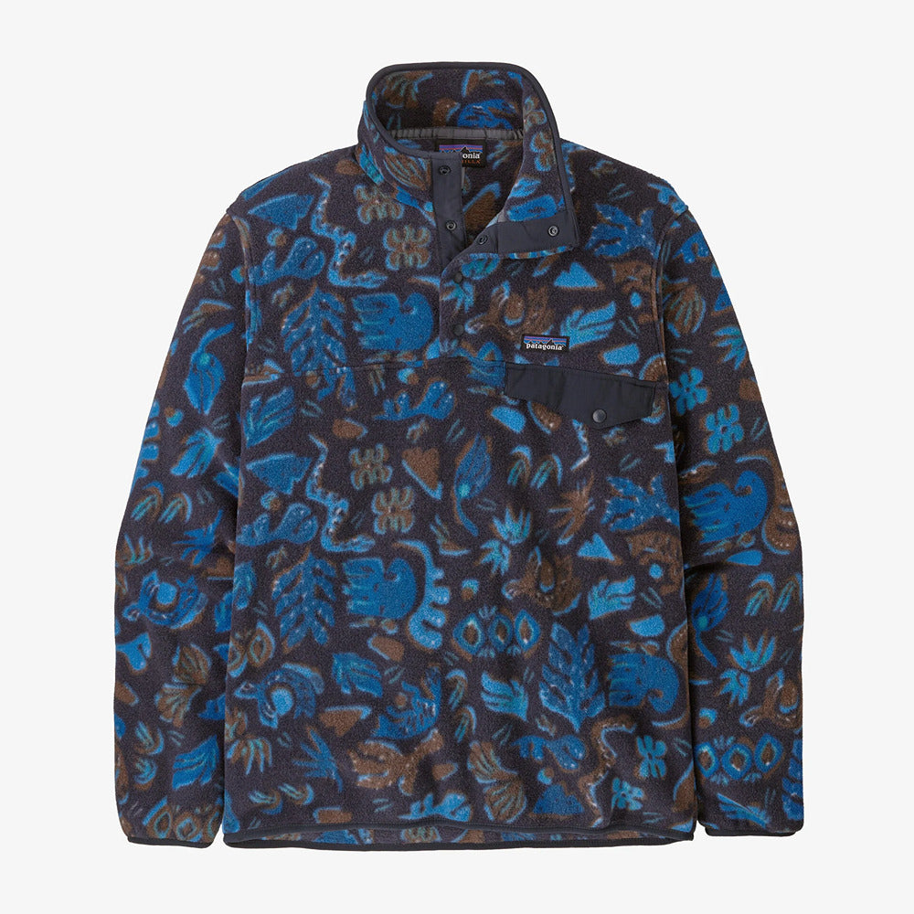 Men's LW Synch Snap-T P/O Across Oceans: Pitch Blue - Patagonia