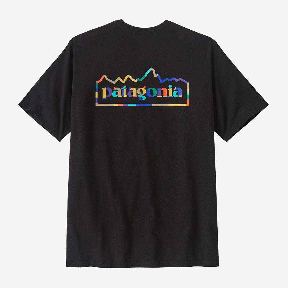 Men's Unity Fitz Roy Responsibili Tee Ink Black - Patagonia