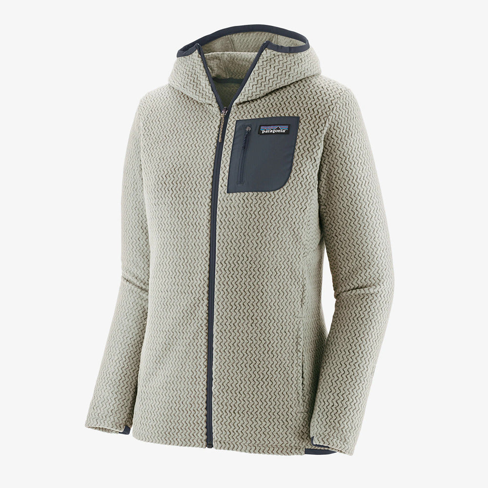 Women's R1 Air Full Zip Hoody Wool White - Patagonia