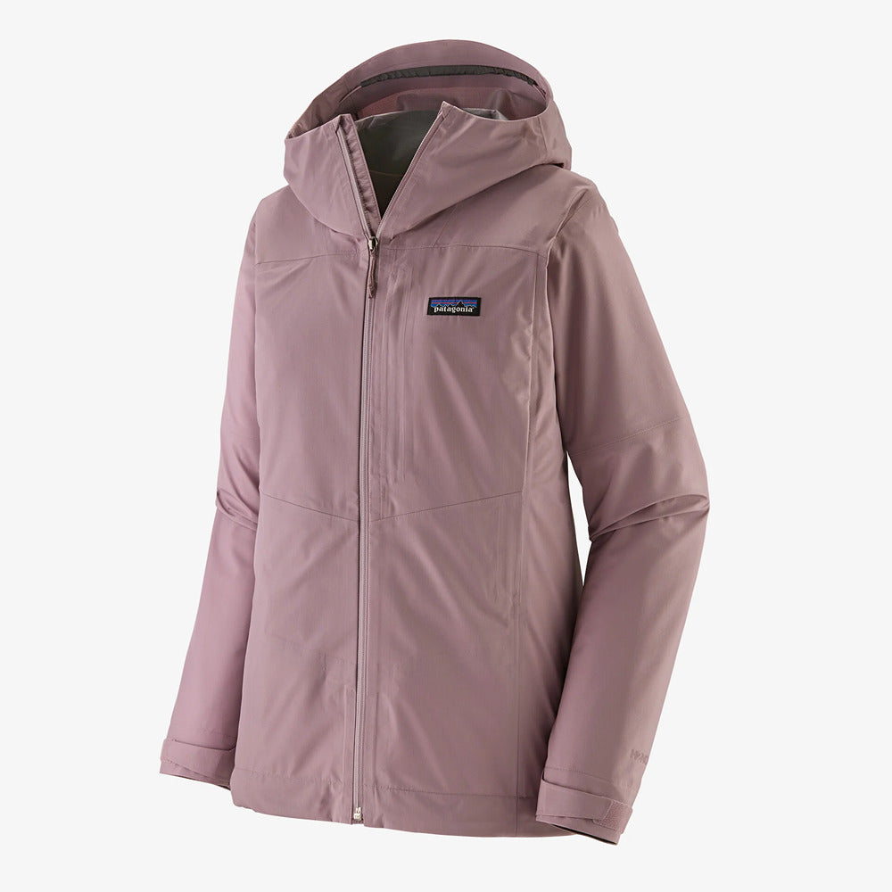 Women's Boulder Fork Rain Jacket Stormy Mauve - Patagonia