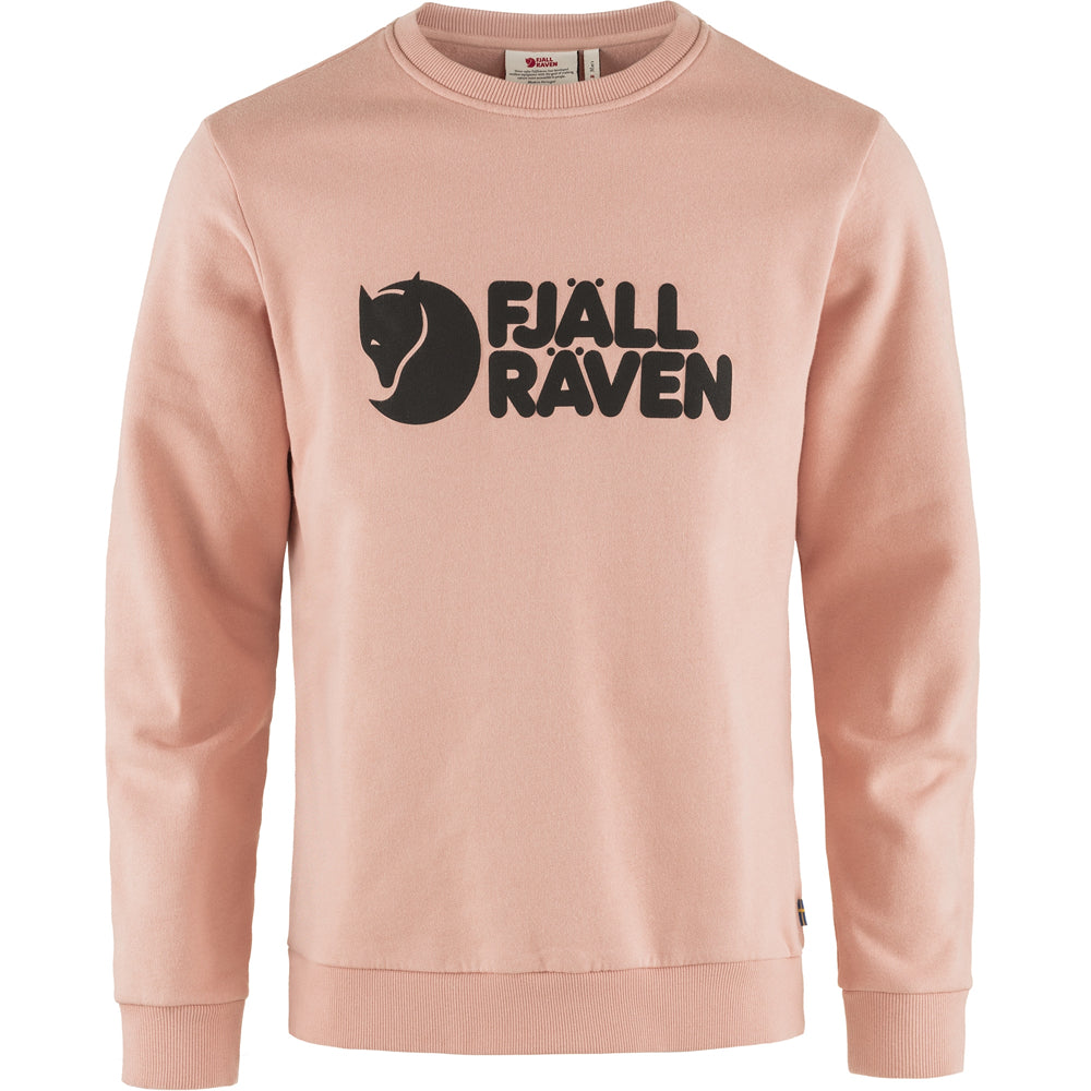 Men's Fjallraven Logo Sweater Chalk Rose - Fjallraven