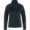 Women's Abisko Lite Fleece Half Zip Dark Navy - Fjallraven