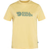 Women's Fjallraven Logo Tee Mais Yellow - Fjallraven