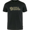 Men's Fjallraven Logo T-Shirt Black - Fjallraven