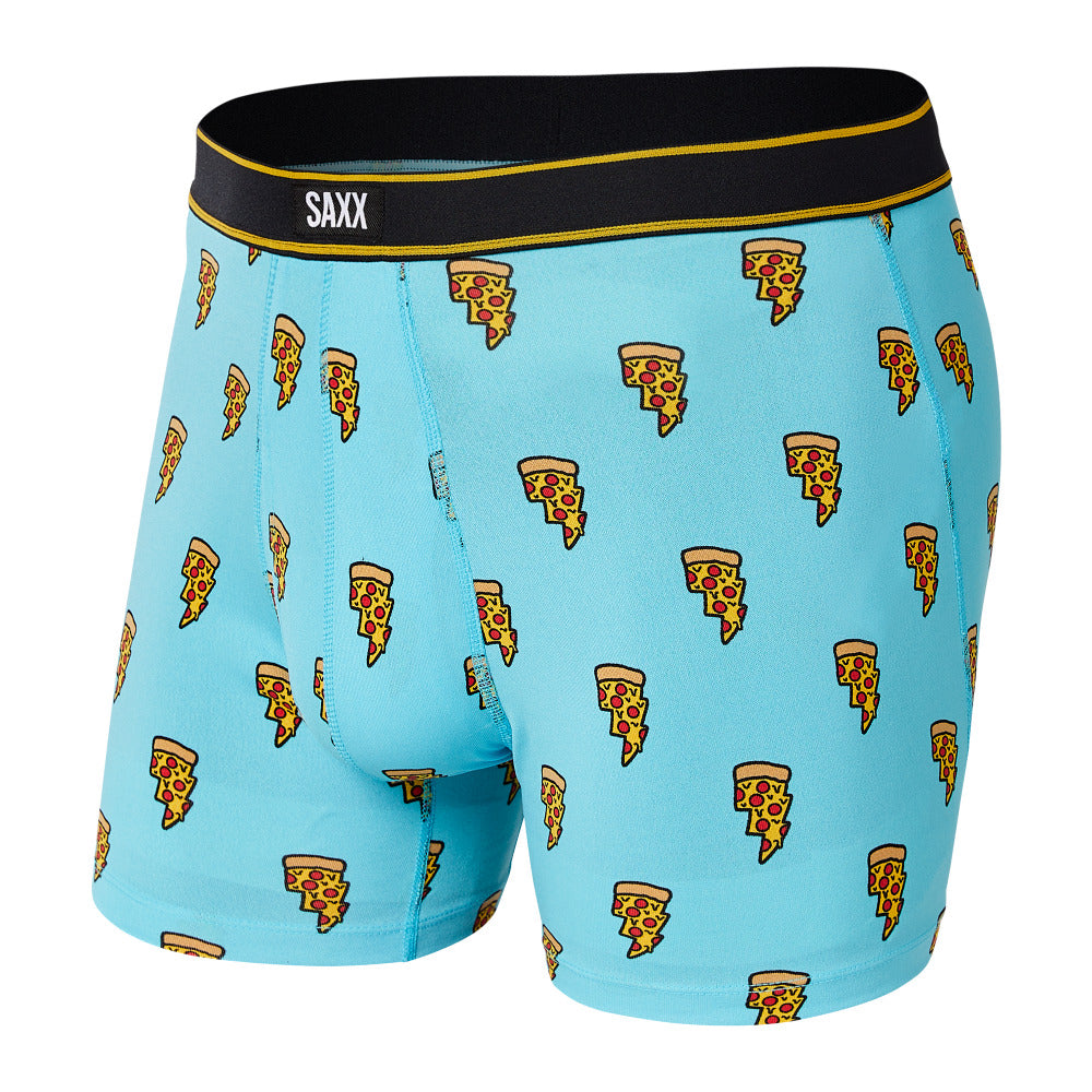 Men's Daytripper Boxer Brief Fly Blue Pizza Bolt - SAXX