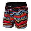 Men's Undercover Boxer Brief Fly Multi Warped Stripe - SAXX