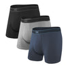 Men's Daytripper Boxer Brief Fly 3 Pack Black / Grey / Navy - SAXX